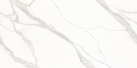 Застекленная мраморная плитка взгляда/белая мраморная плитка пола отполированное Porcelanato