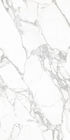 Плитка пола фарфора комнаты прожития плиток пола фарфора белым мраморным выглядеть Каррары дизайна Италии полностью отполированная застекленная