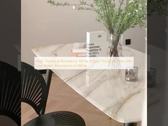 Высокостойкая к химическим воздействиям белая напольная плитка из фарфора для помещений с низким водопоглощением, белая