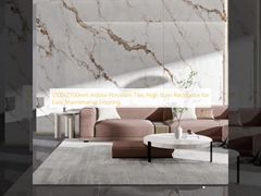 Керамогранит 1200x2700 мм для помещений, высокая устойчивость к пятнам, легкий уход за напольным покрытием