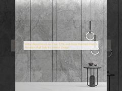 Водопоглощение менее 0,5% и полированная глазурованная внутренняя фарфоровая настенная плитка для дизайна интерьера