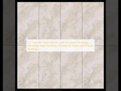 Команда оплаты LC Фарфоровая плитка с имитацией мрамора Бежевый прямоугольник Высокая стойкость Подходит для общественных и частных зданий