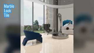 Устойчивость к царапинам плитки взгляда мрамора высокая легкая установка