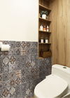 Цветочный узор здания плитка Bathroom 300 x 300mm керамическая