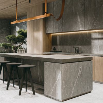 Настраиваемая серая мраморная форма керамическая плитка толщина 12 мм