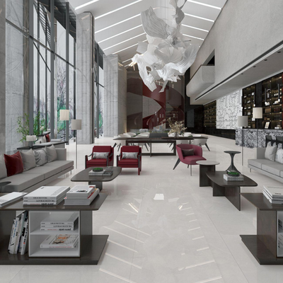 Керамогранитная плитка 800x800, совместимая с цементной подложкой, прямоугольной формы, обеспечивающая напольное покрытие с современной эстетикой