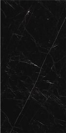 Отполированные черные плитки пола Bathroom 3200*1600mm керамические