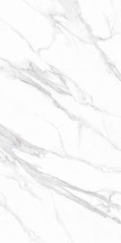 Плитка фарфора лоска 1600*3200mm мрамора Каррары белая отполированная современная