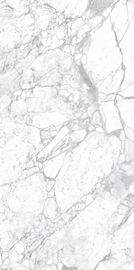 Отполированная белая плитка пола фарфора комнаты прожития прямоугольника 12mm