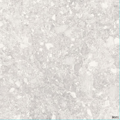 Плитки пола Terrazzo фарфора столовой OEM на открытом воздухе светлые - серый цвет
