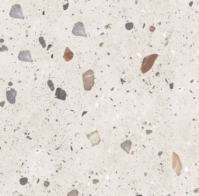 Современные плитки пола фарфора Terrazzo толщины 9.8mm для Bathroom